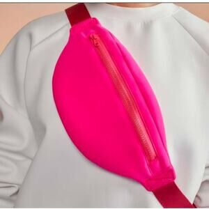 Cynthia Rowley Women's Fanny Neoprene Belt Bag White NWT 95 IRRG